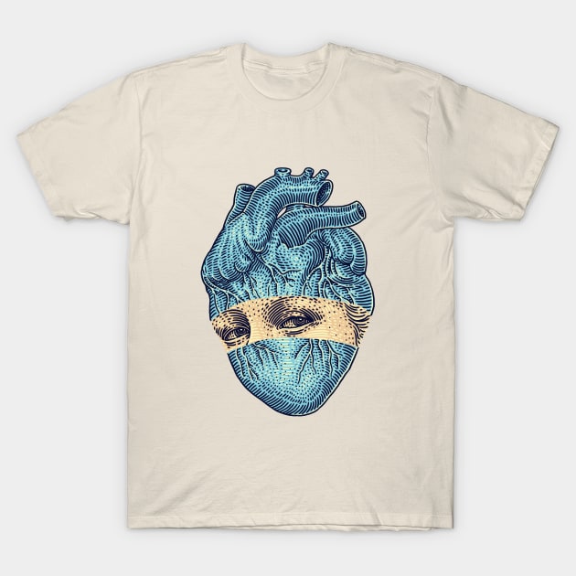 Heart of Blue T-Shirt by ilvstrasi